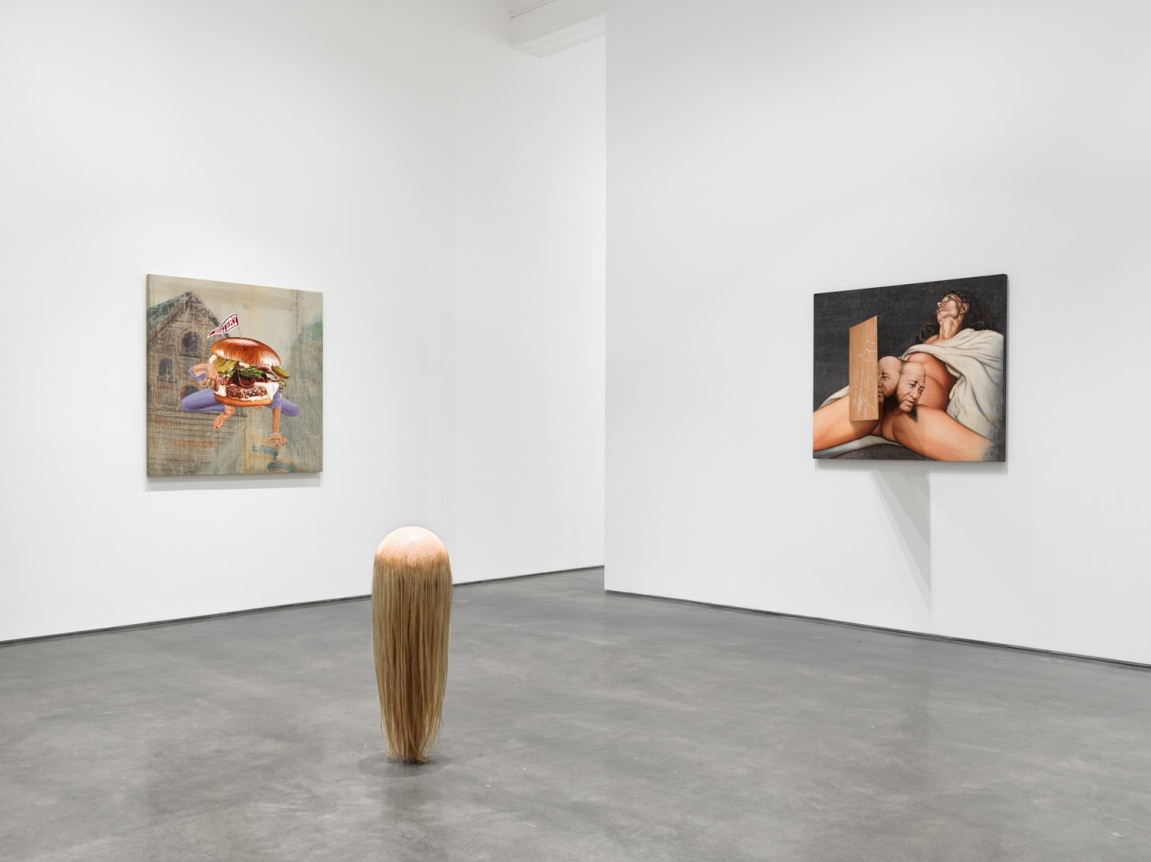 Jim Shaw. Installation view, 2017. Metro Pictures, New York.