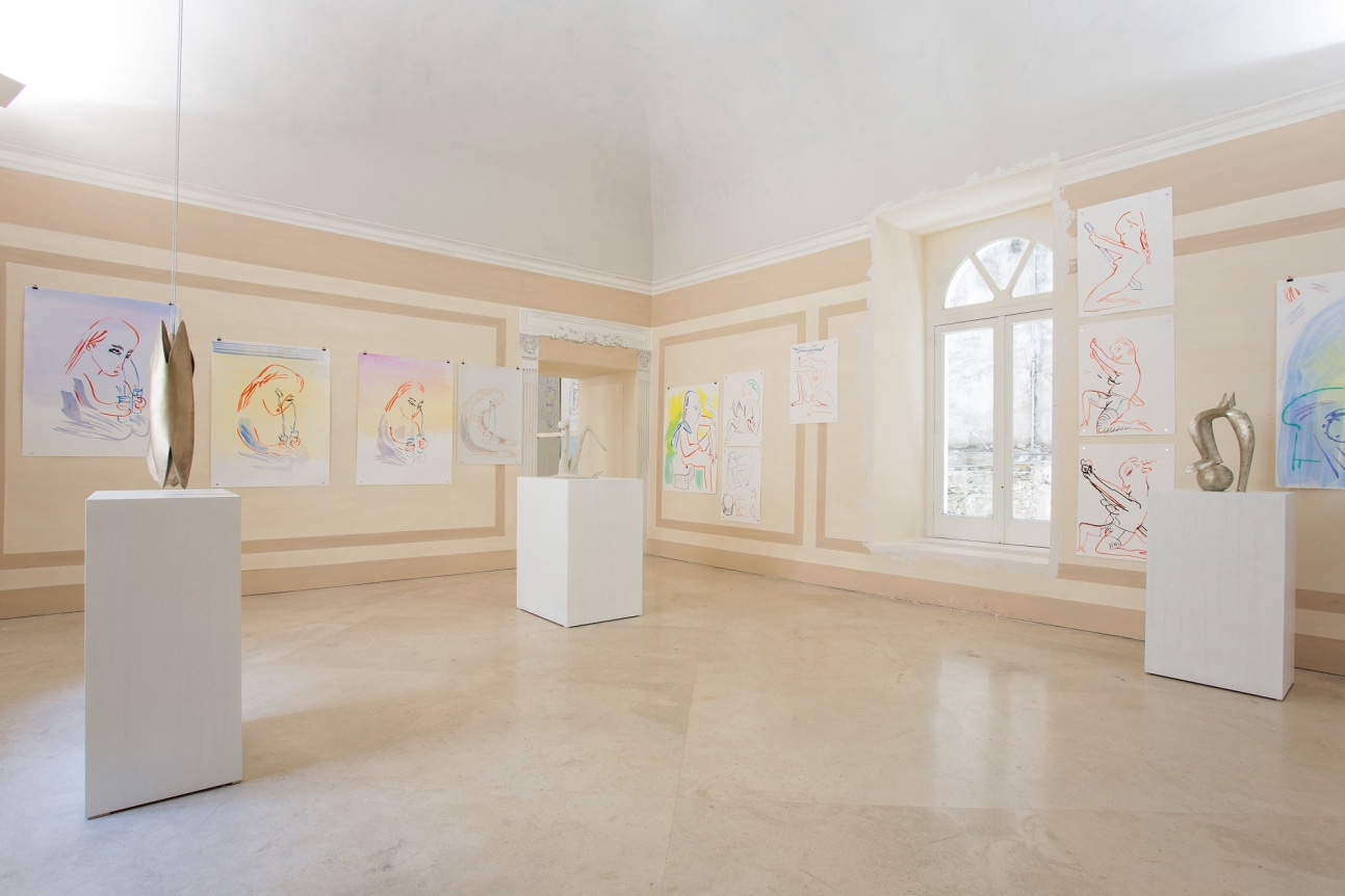 Luna di Latte, installation view, 2016. Museo Madre, Naples.