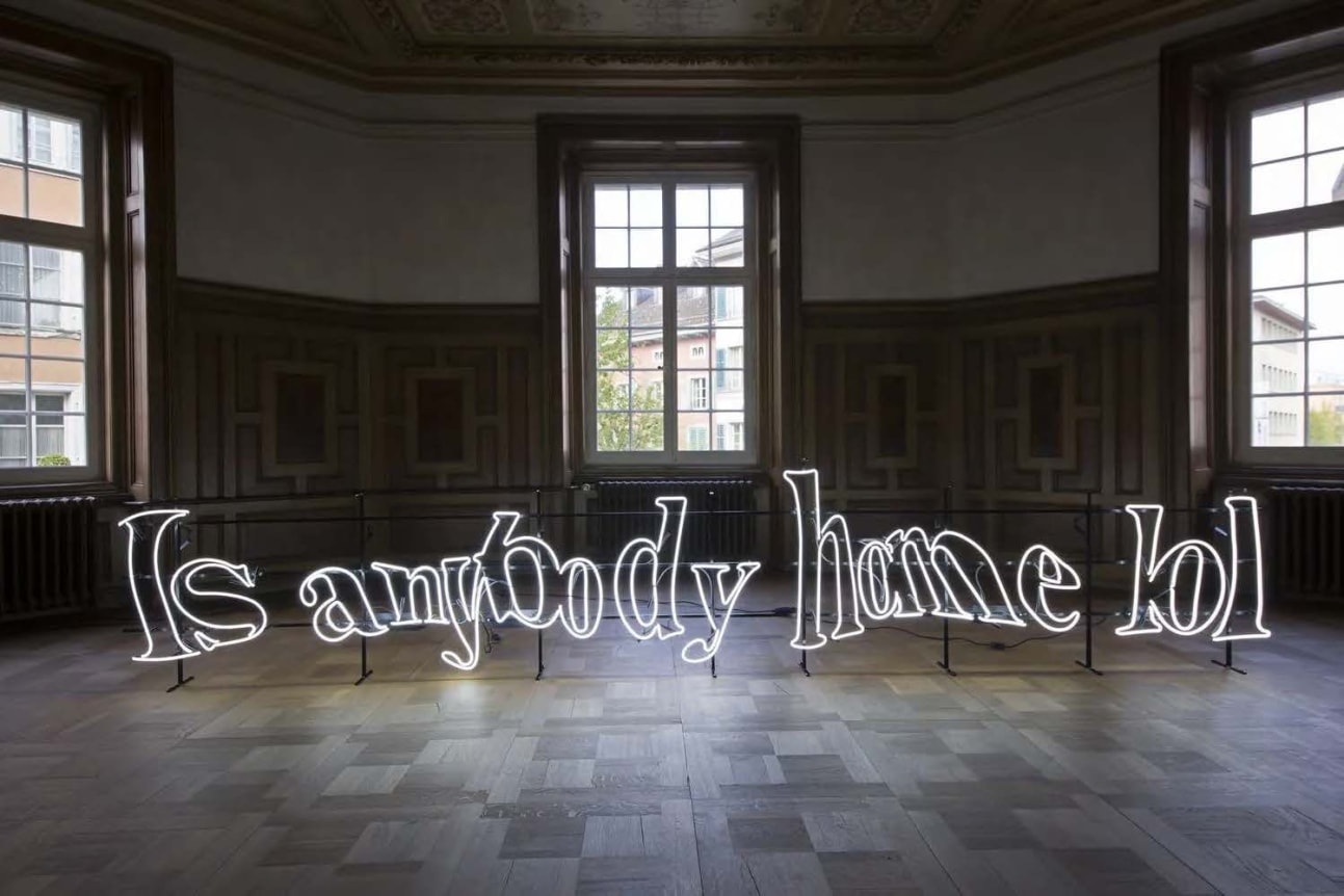 !Mediengruppe Bitnik sculpture 'Solve This Captcha: Is anybody home lol'