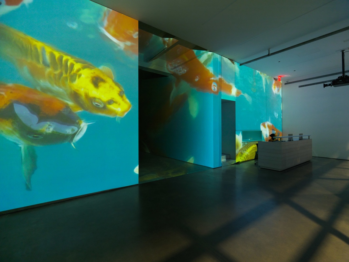 Louise Lawler installation "Metro Pictures: 40 Years"