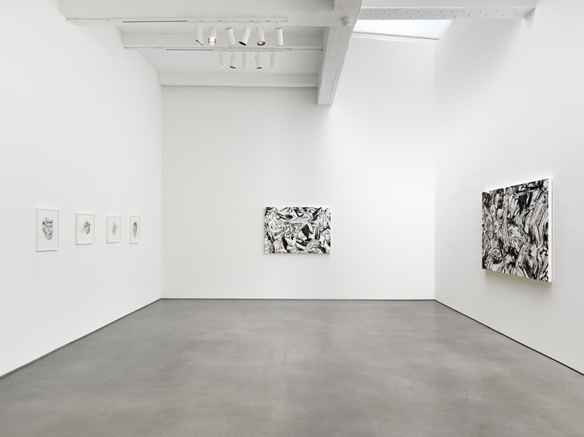Jim Shaw. Installation view, 2017. Metro Pictures, New York.