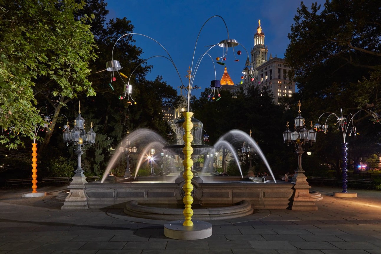 Kitchen Trees. Installation view, 2018. City Hall Park, New York.