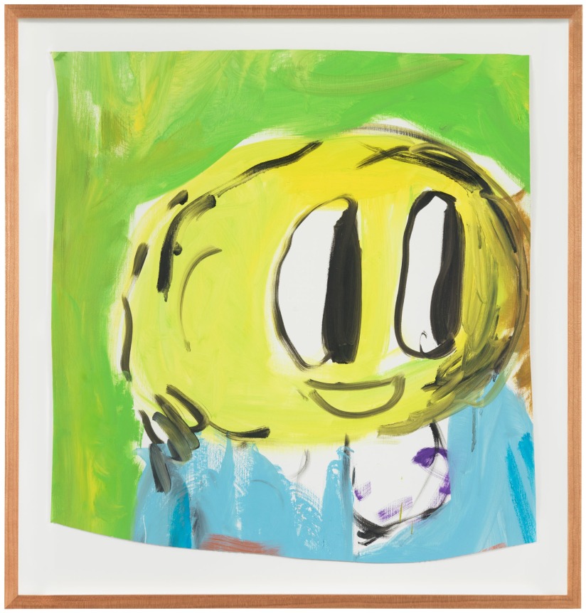 Untitled, 2013. Oil on canvas, Image 18.5 x 17.72 inches (47 x 45 cm), Frame 22 1/4 x 21 1/4 inches (56.5 x 54 cm).