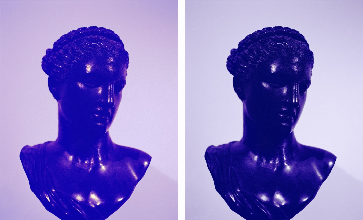 Roman Women VIII, 2013. 2 Digital C-prints, Each frame size 20 1/2 x 16 3/8 inches (52.1 x 41.6 cm).