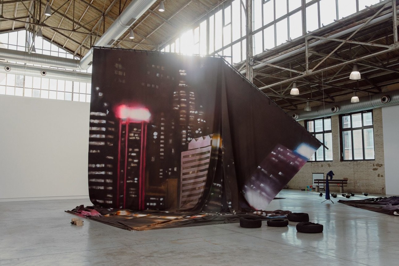 Installation view, 2020. "The Sun and the Set," BPS22, Charleroi, Belgium.