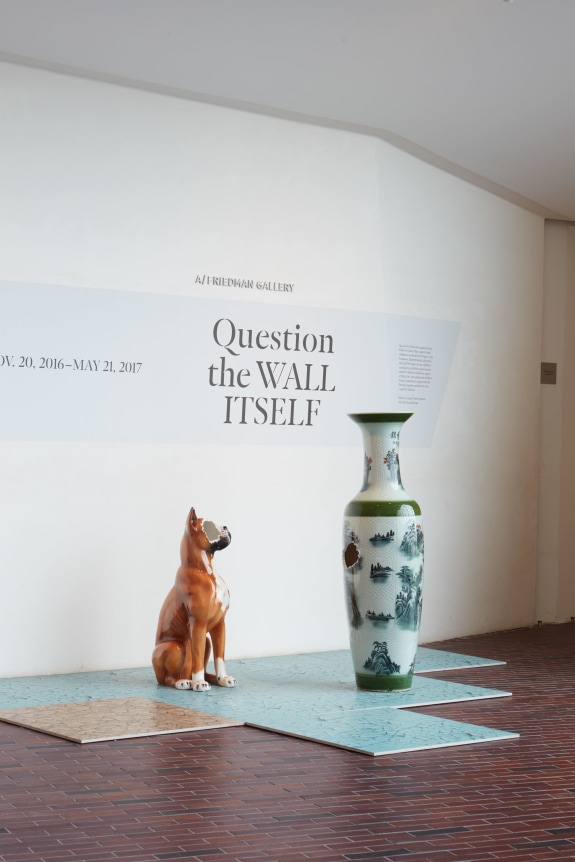 Installation view, Question the Wall Itself, 2016. Walker Art Center, Minneapolis
