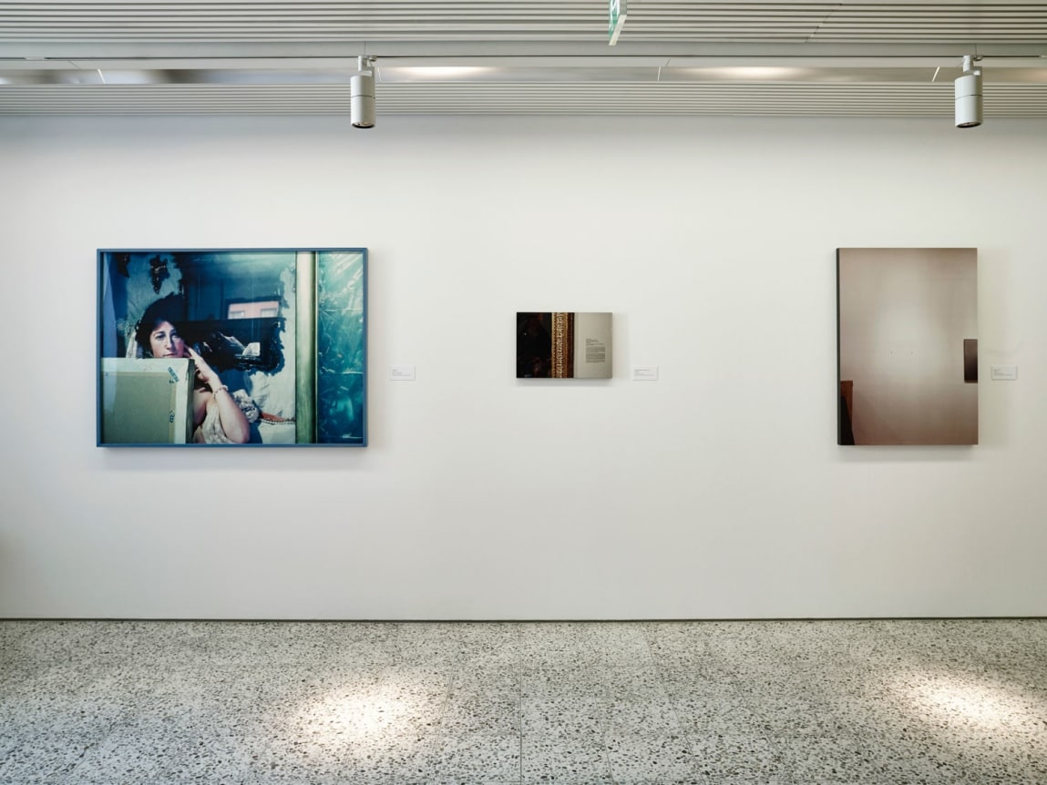 She's Here. Installation view, 2018. Sammlung Verbund, Vienna. Photo: Gregor Titze.