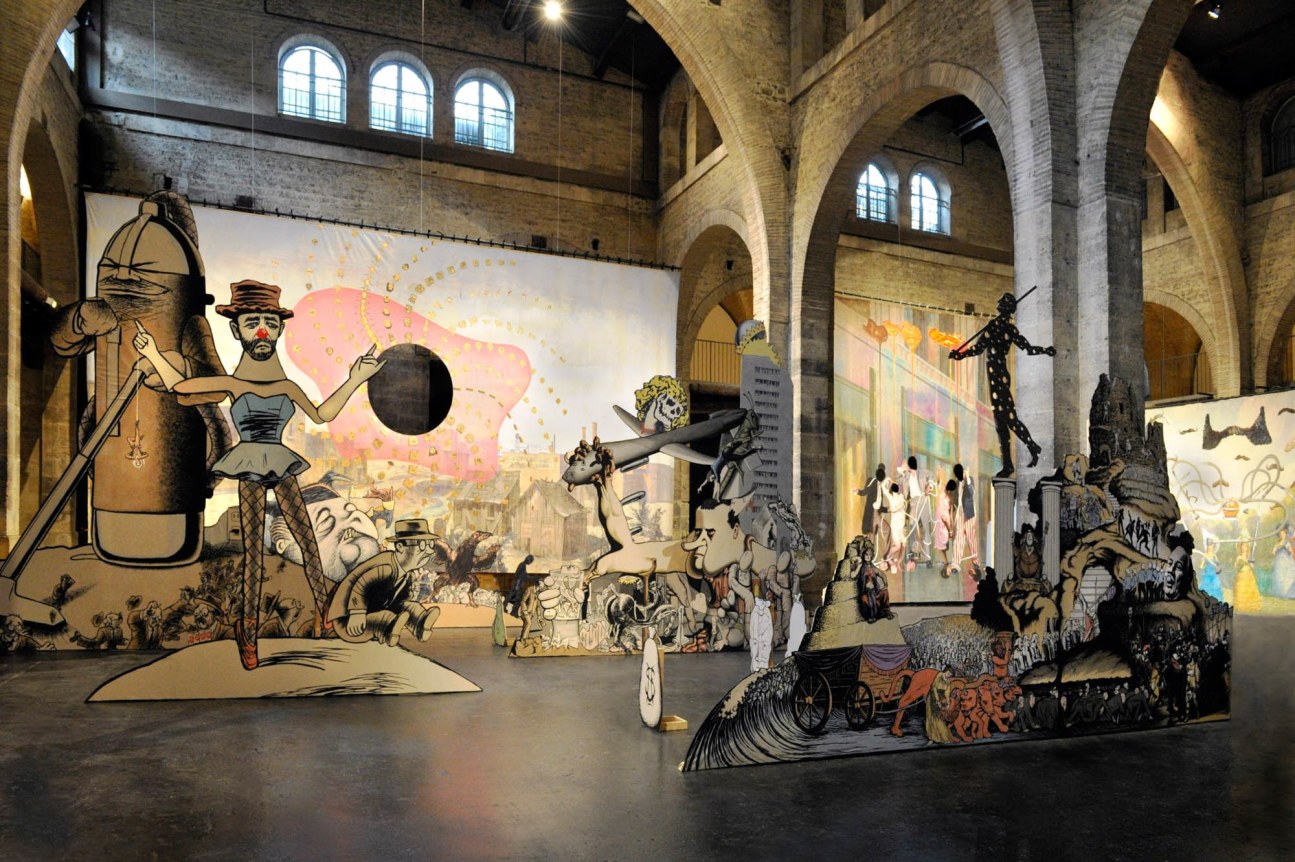 Left Behind. Installation view, 2010. CAPC Musée d'art contemporain de Bordeaux. Photo: F. Deval.