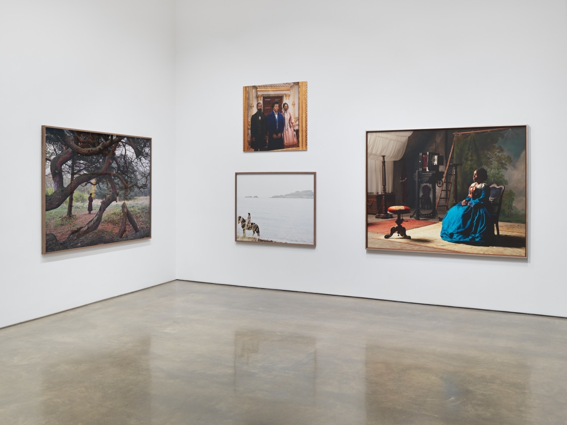 Isaac Julien, Lessons of the Hour–Frederick Douglass. Installation view, 2019. Metro Pictures, New York.