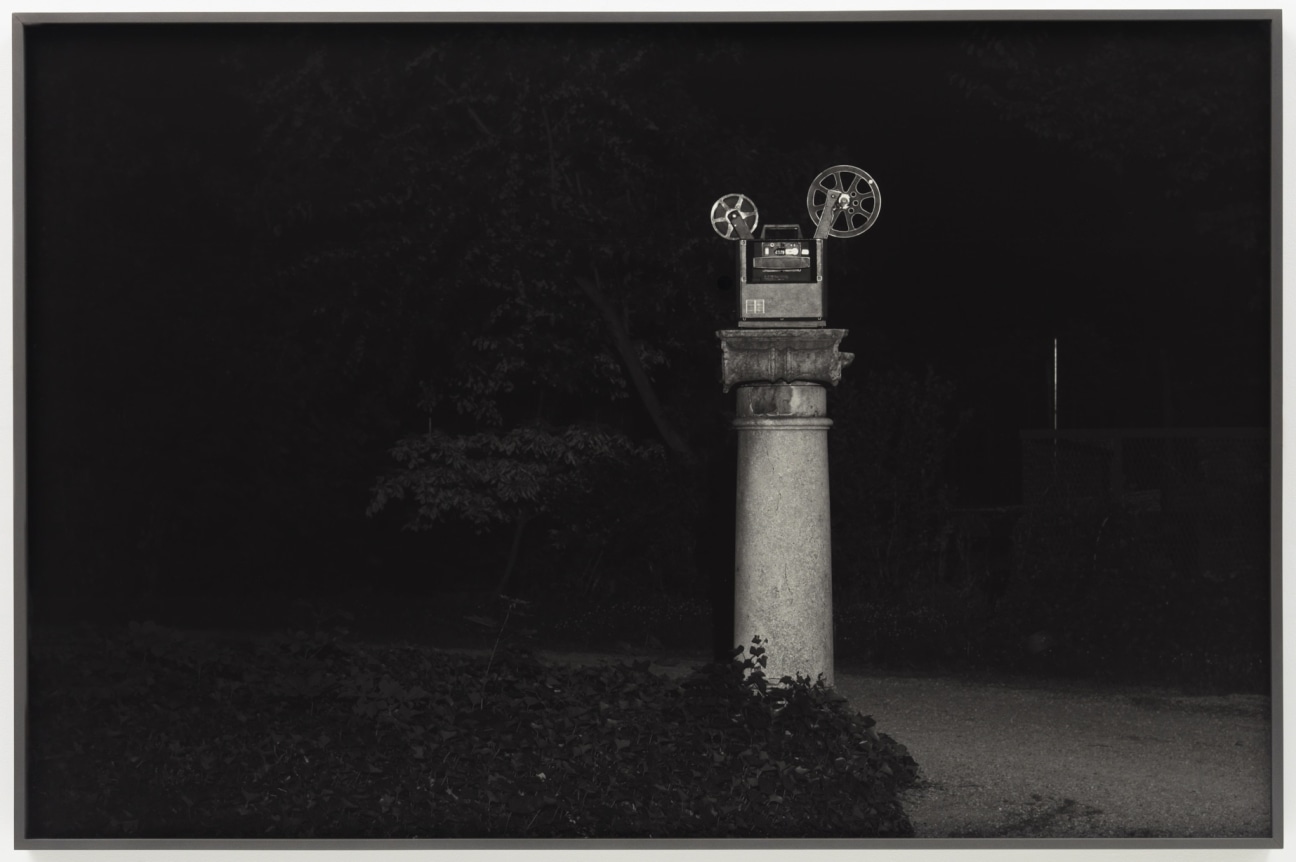 Temporary Projections (version 2), 2012. Inkjet print on archival paper with college element, Image 39.37 x 59.06 inches (100 x 150 cm), Frame 40 1/4 x 61 inches (102.2 x 154.9 cm).