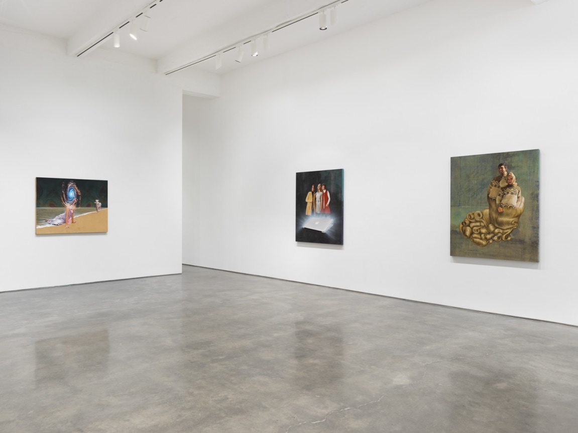 Jim Shaw. Installation view, 2017. Metro Pictures, New York.