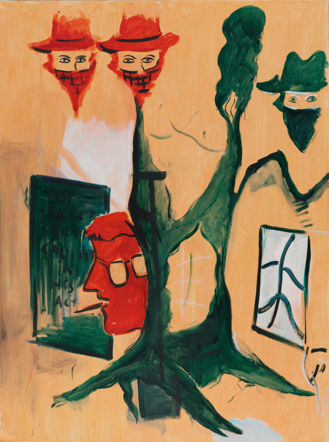 Caught in His Act, 1982. Oil on canvas, 78 x 59 in (200 x 150.5 cm). MP 5