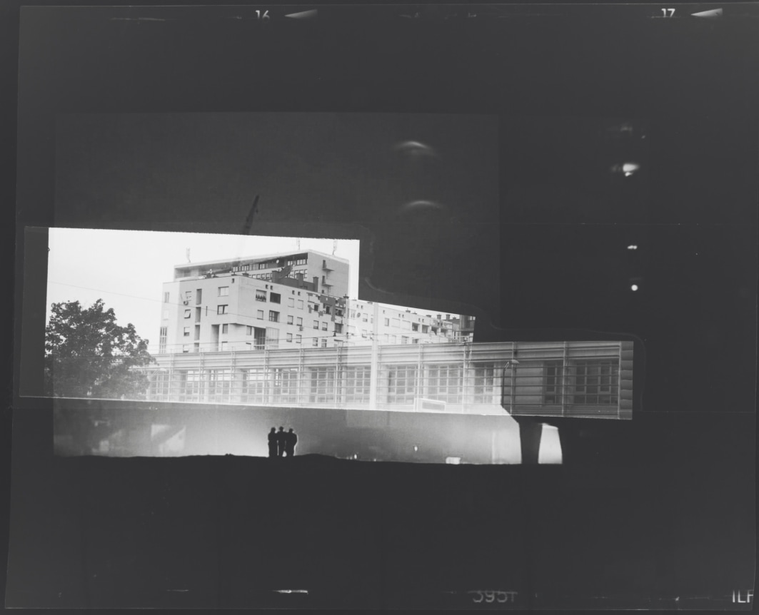 Recalling Frames, 2010. Black & white photograph, 42 1/2 x 51 1/4 inches, 108 x 130.2 cm.