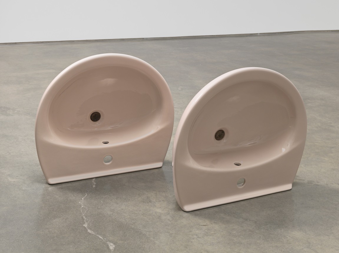 Plug, 2018. Ceramic sinks, hand-rolled cigars,