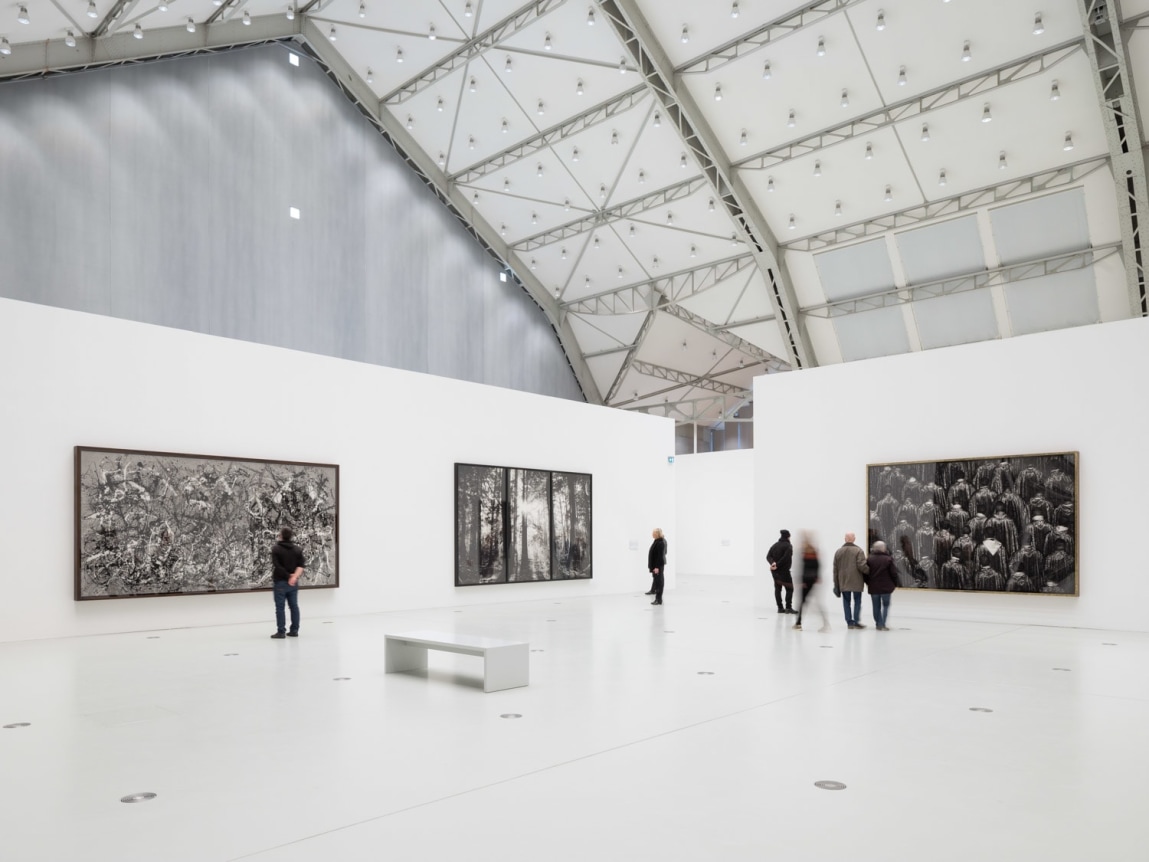 Proof: Francisco Goya, Sergei Eisenstein, Robert Longo. Installation view, 2018. Deichtorhallen Hamburg. Photo: Henning Rogge.