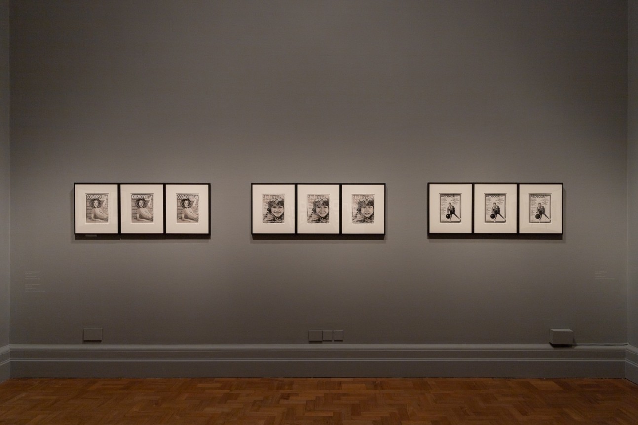 Cindy Sherman. Installation view, 2019. National Portrait Gallery, London.