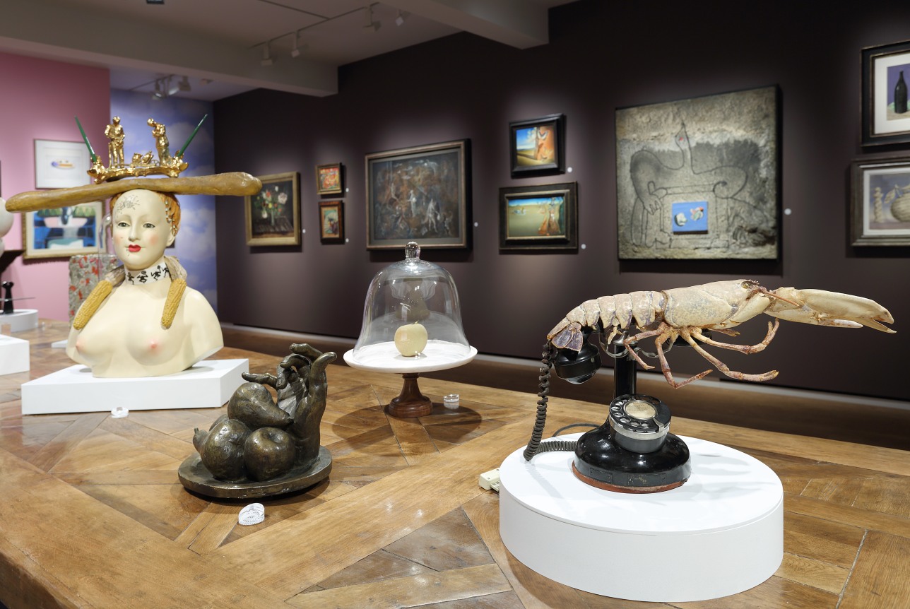 A Surrealist Banquet, Installation View