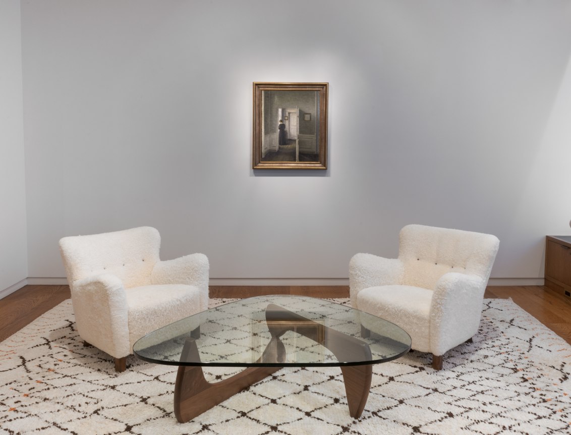 Interior with a Woman Standing Installation shot 2