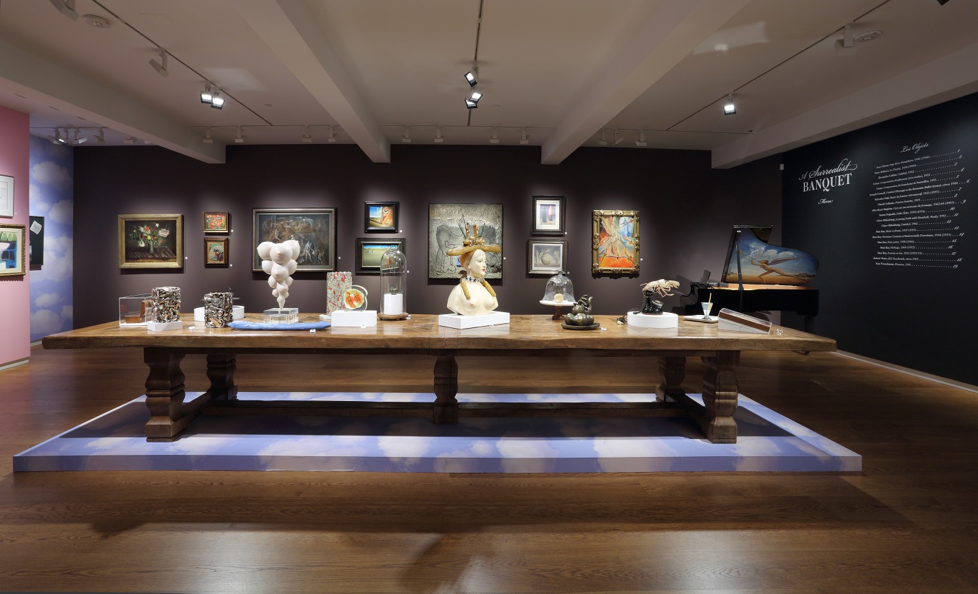 A Surrealist Banquet, Installation View
