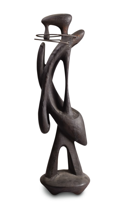Agustín Cárdenas, Jucambe, 1958, Wood, paint and metal, 114 by 34 by 30 cm (44⅞ by 13⅜ by 11¾ in.)., © 2018 Artists Rights Society (ARS), New York / ADAGP, Paris