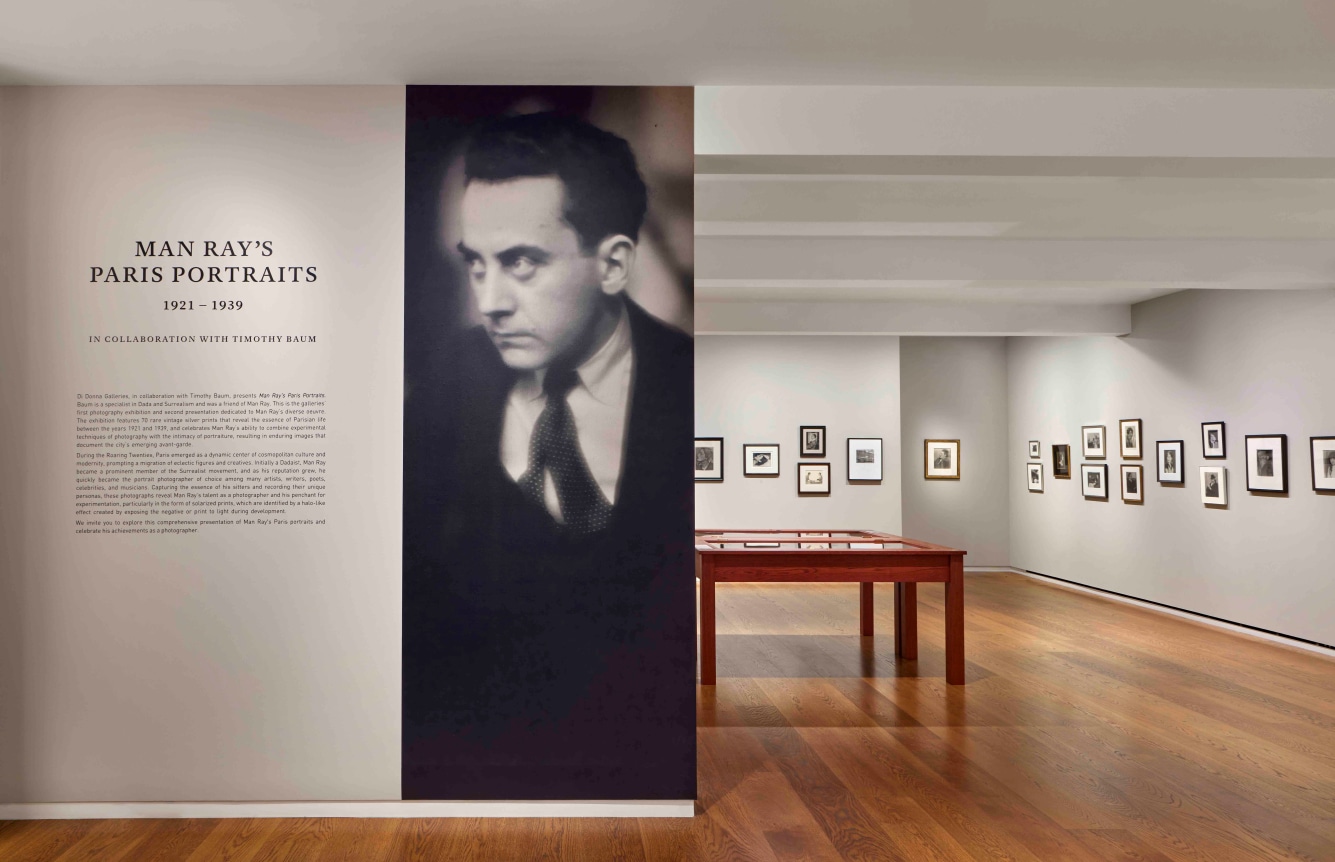 Man Ray's Paris Portraits Install 1