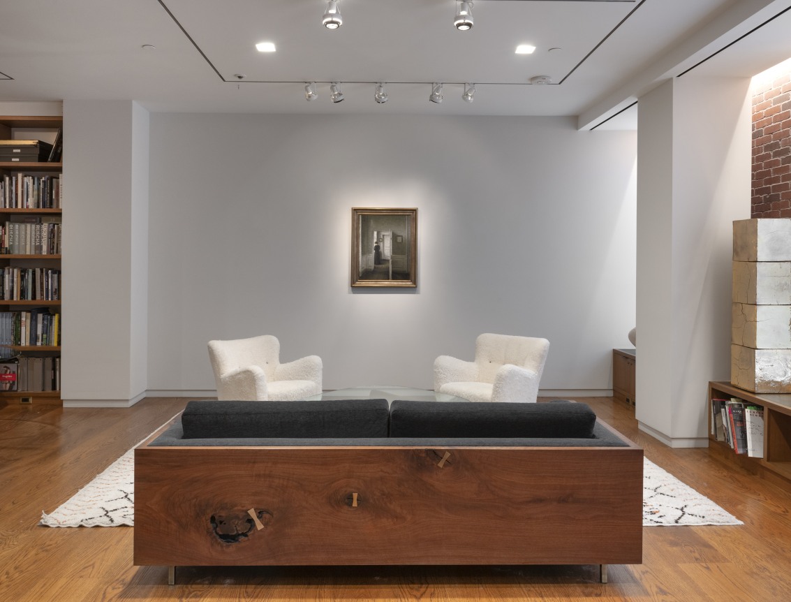 Interior with a Woman Standing Installation shot 1