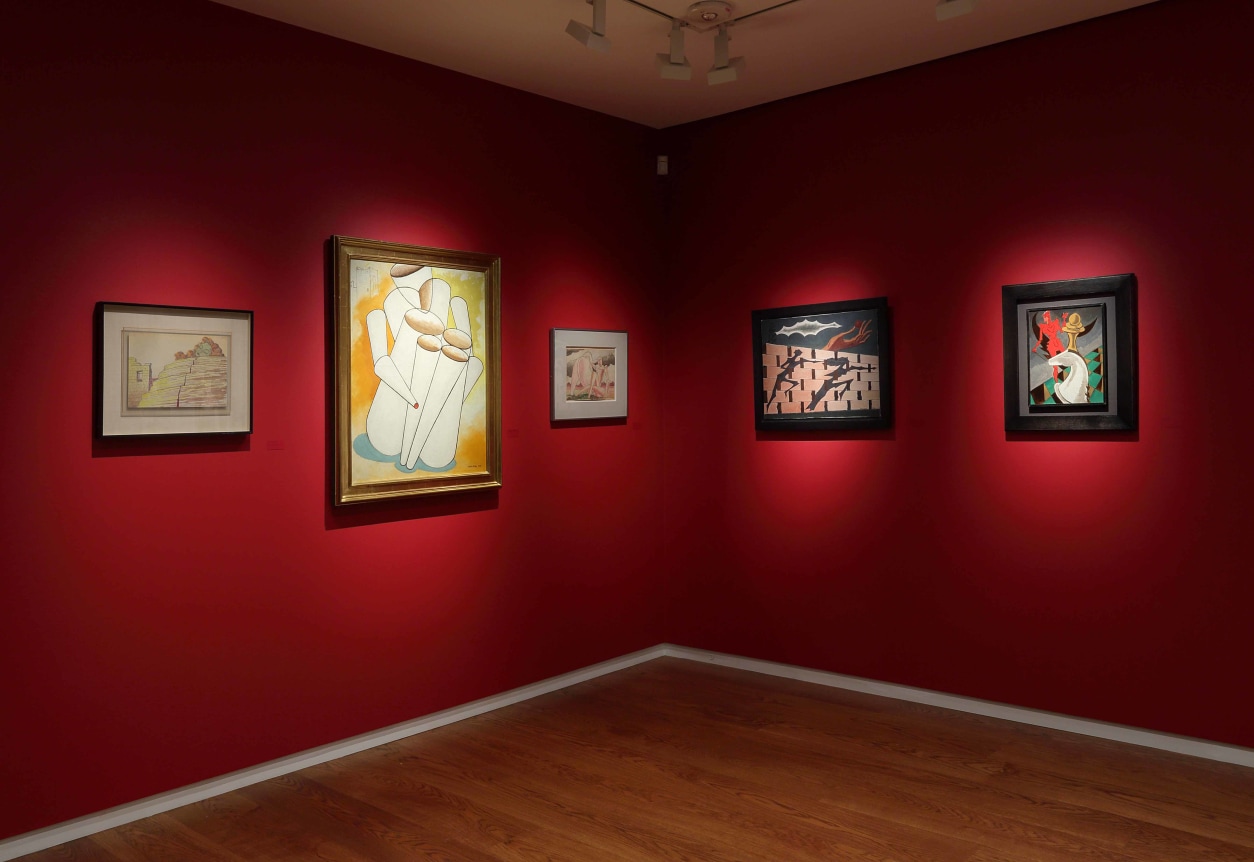 Enigma &amp; Desires: Man Ray Paintings Install Shot 4