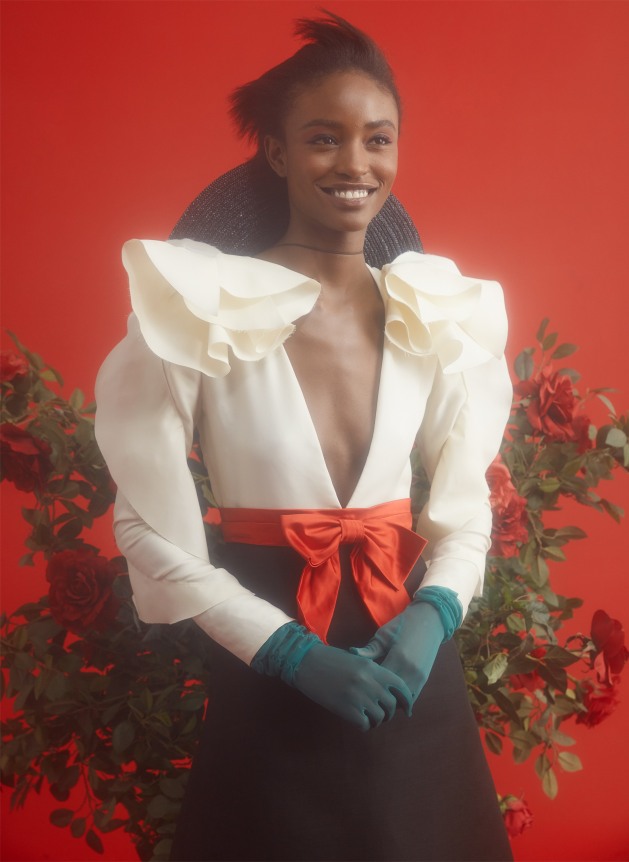 Roe Ethridge Alicia with Roses, 2017