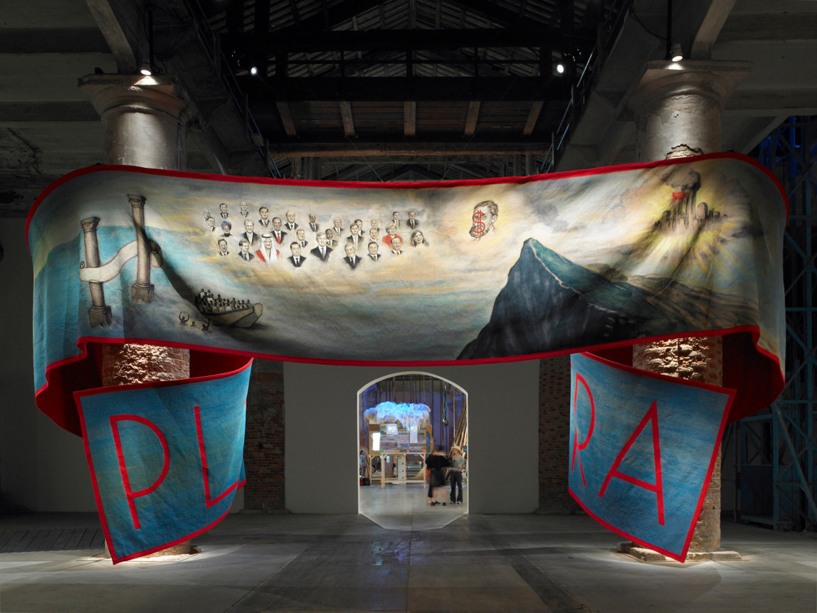 Goshka Macuga, Fare Mondi/Making Worlds Venice Biennale