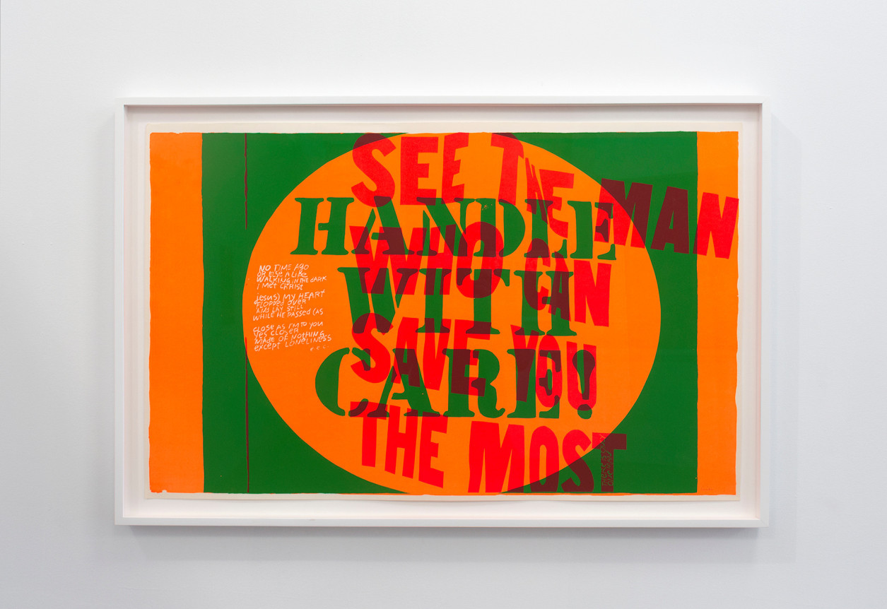 Corita Kent handle with care, 1967
