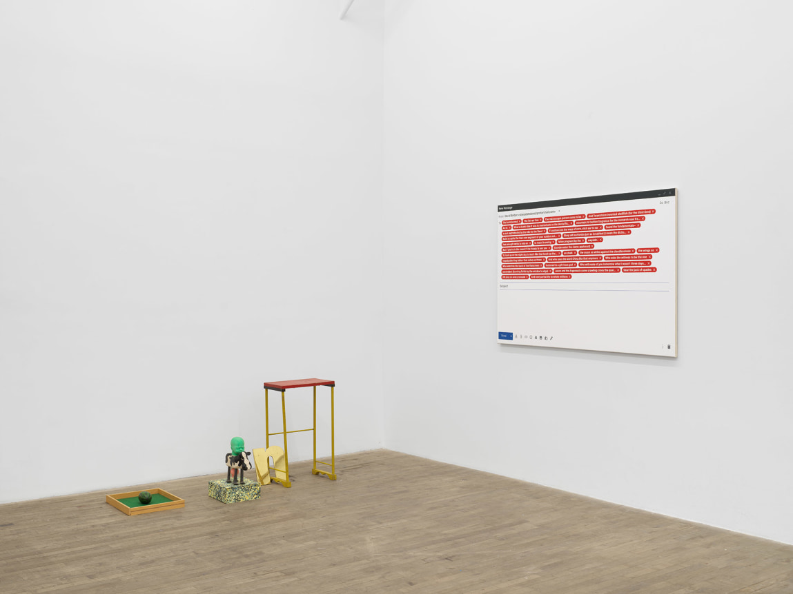 Darren Bader, Installation View