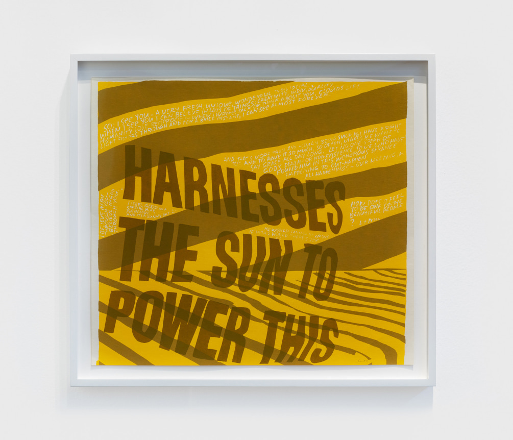 Corita Kent harness the sun, 1967