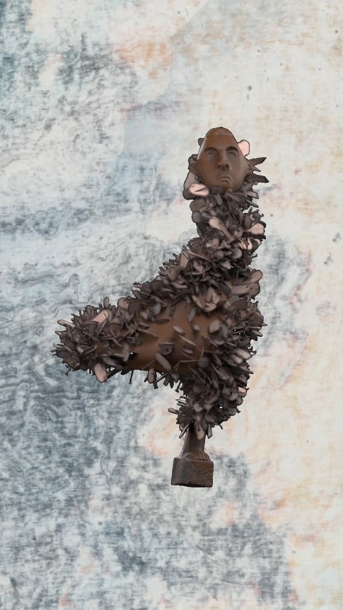 Julien Creuzet Statue (3), 2023