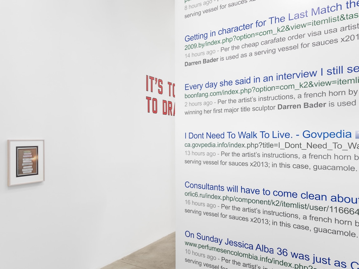 E/either e/Either n/Neither N/neither, Andrew Kreps Gallery, New York