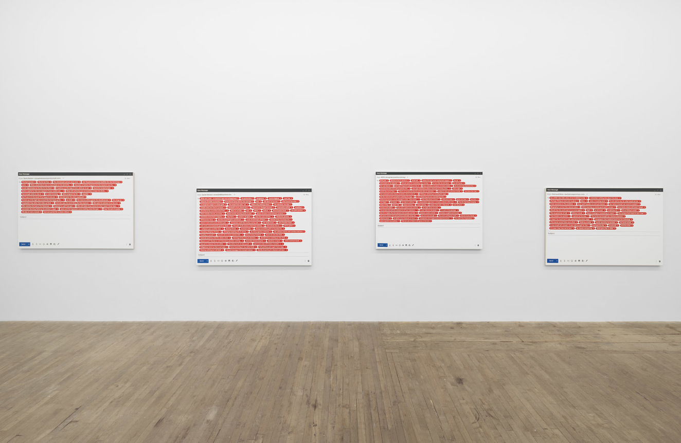 Darren Bader, Installation View