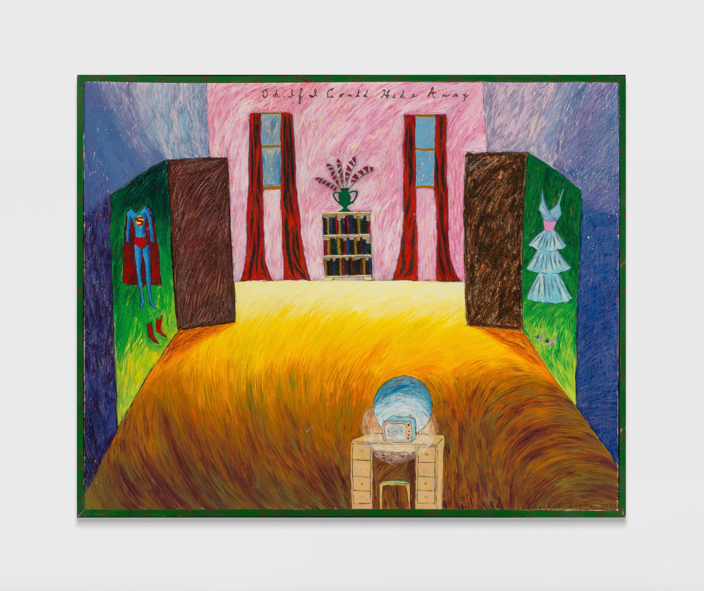Hollis Sigler Oh, If I Could Hide Away, 1982