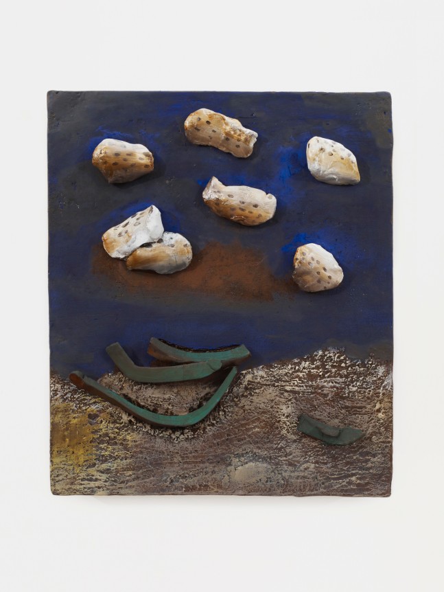 Erika Verzutti Praia Noturna com Jangadas (Nocturne beach with rafts), 2022