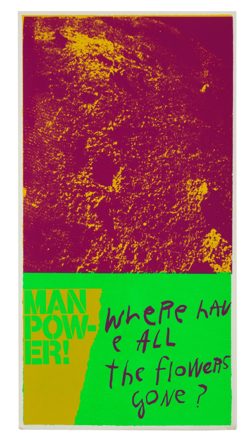 Corita Kent moonflowers, 1969