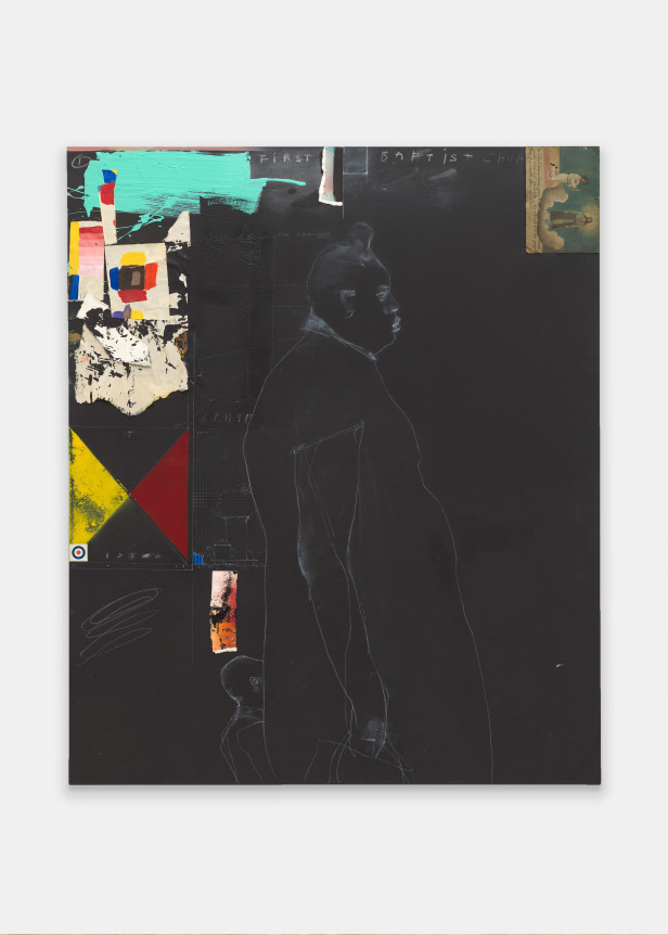 Raymond Saunders In a Black Landscape, 1986