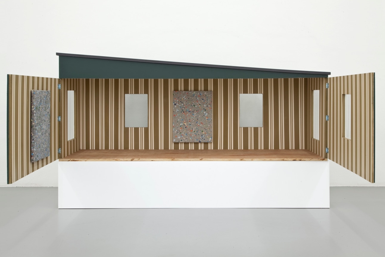 Fredrik V&aelig;rslev Untitled (Black green), 2016