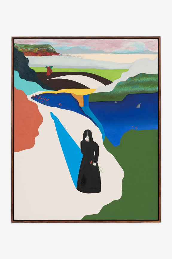 Clare Rojas The Long Shadow at the End of a Long Road at Sunset, 2023