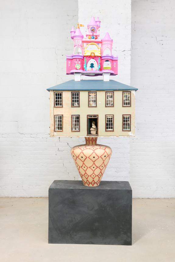 Hadi Falapishi American Dream House on a Persian Pot, 2024