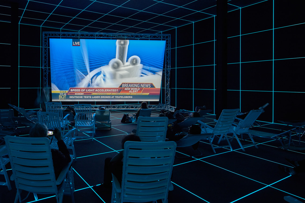 Hito Steyerl, Fabrik, May 9 - November 22, 2015, German Pavillion, 56th Venice Biennale, Venice, Italy