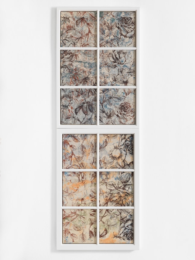 Fredrik V&aelig;rslev, Fenstermalerei #6, 2019