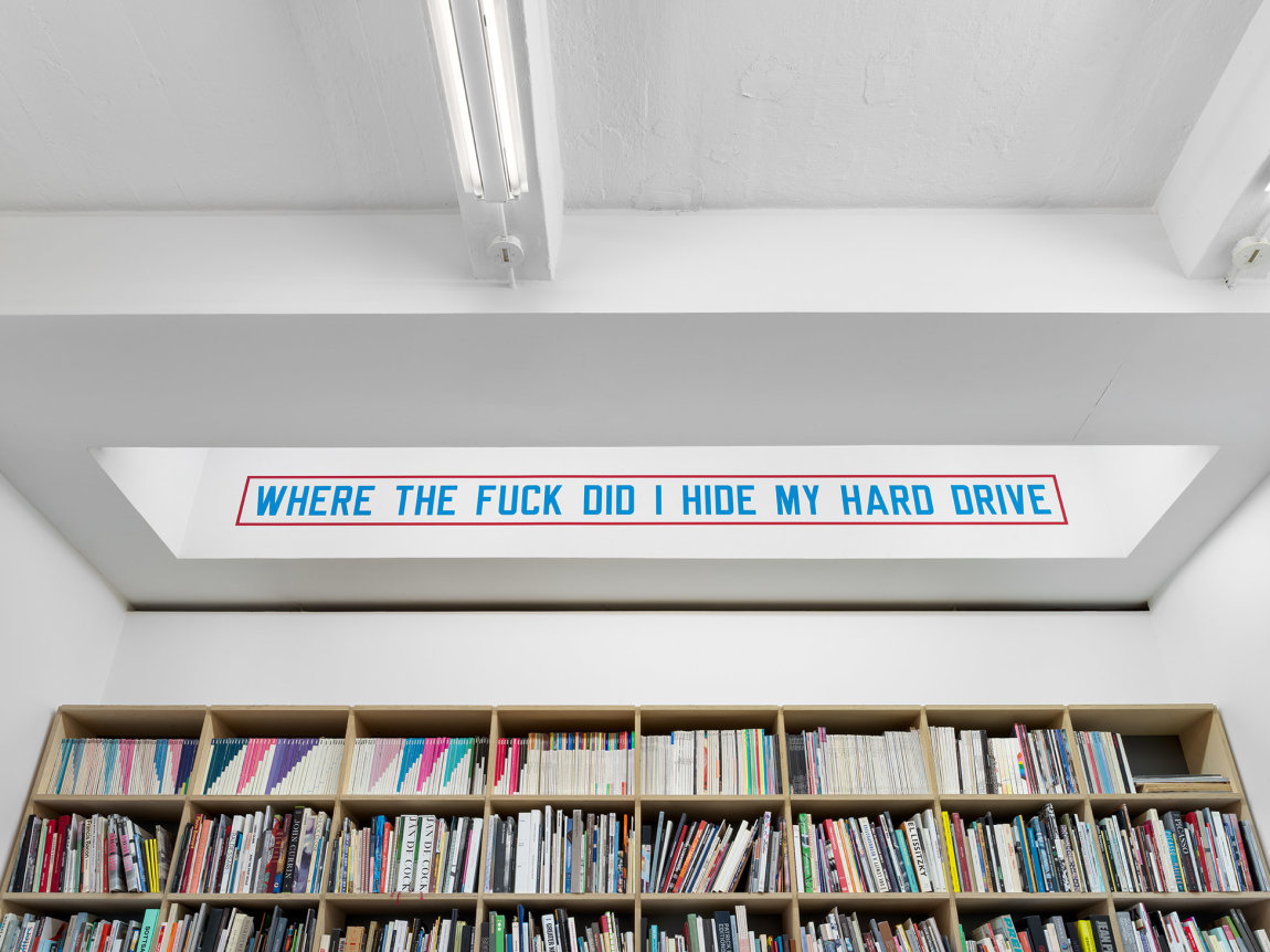 Darren Bader, Lawrence Weiner study/encomium