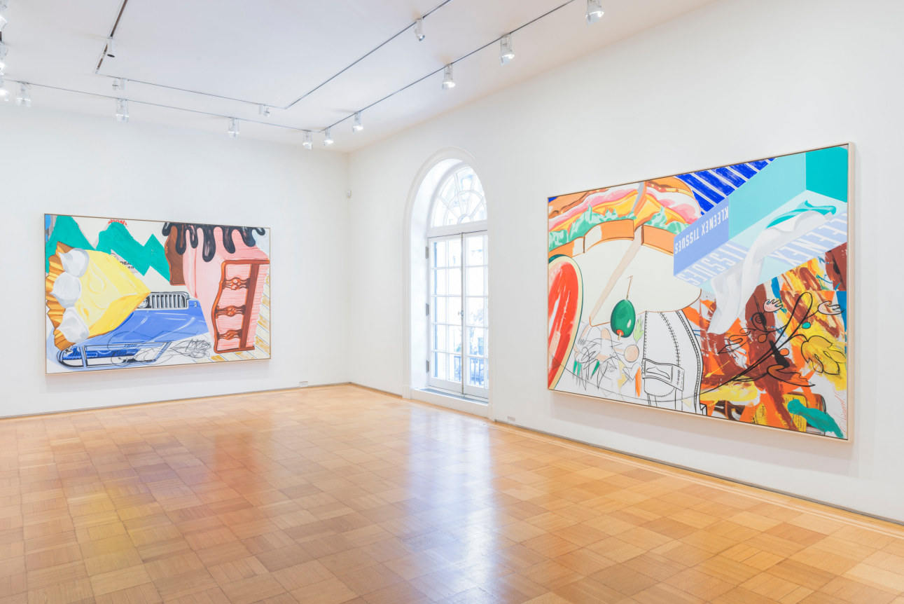Installation View David Salle Ham and Cheese New York