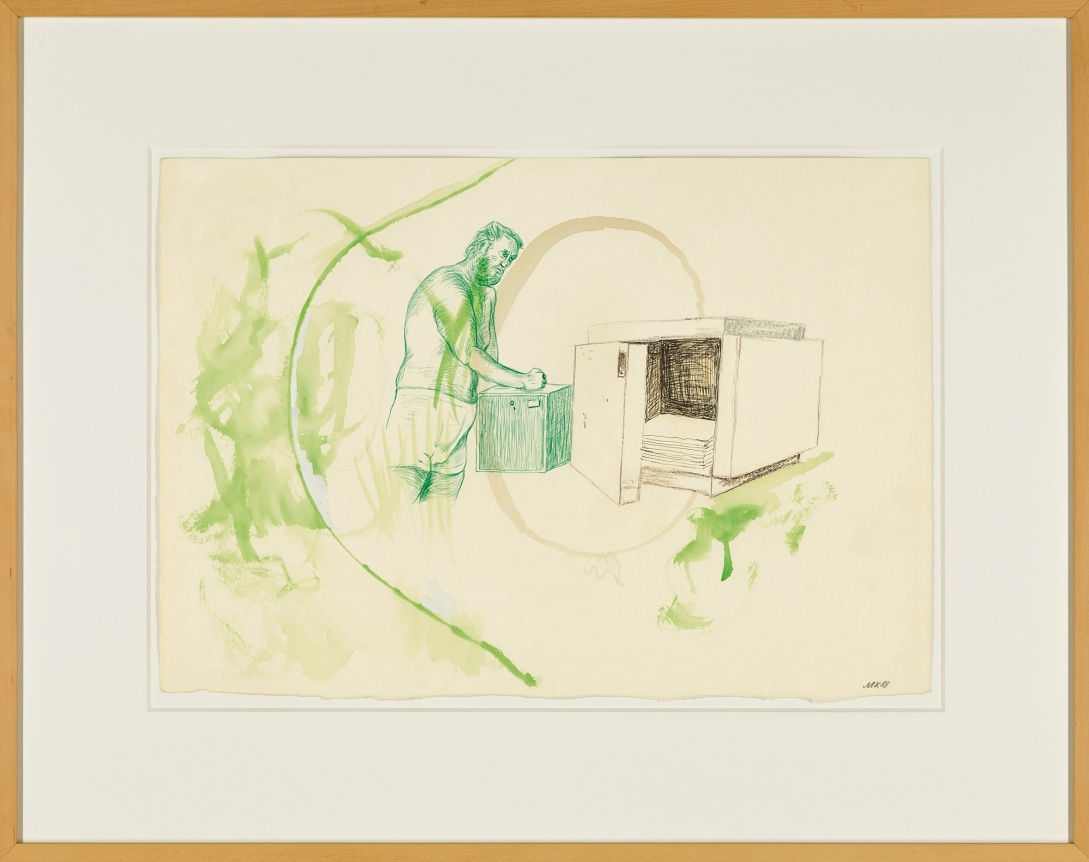 Martin Kippenberger, Ohne Titel (Selbstportrait)
