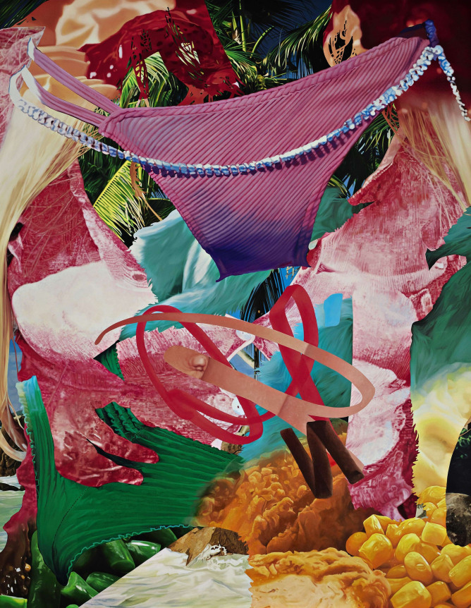 jeff koons collage