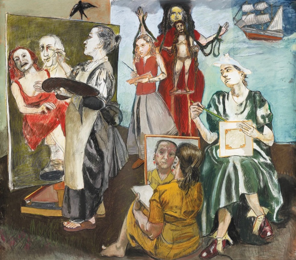 Paula Rego, The Balzac Story