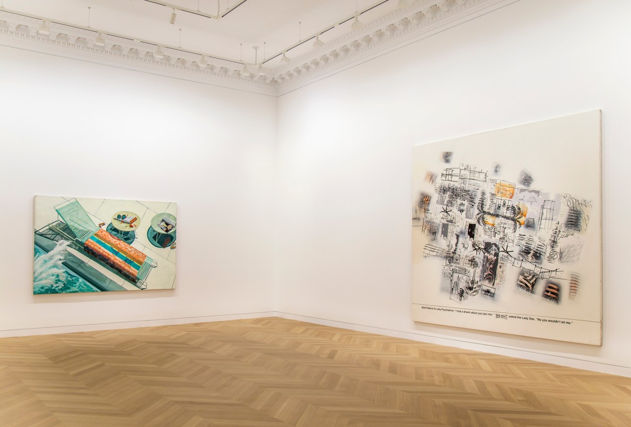 Installation View Paintings and Sculptures